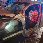 El vehículo se estrelló contra un poste de luz, al norte de Guayaquil.