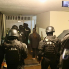 Fotografía compartida por Fiscalía sobre allanamientos en caso Caja Chica; la casa de Luisa González, una.