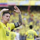 James Rodríguez, volante y capitán de la selección de Colombia.