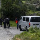 La diligencia judicial se inició en la hacienda donde se cometió el crimen, en Pifo.