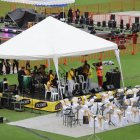 La fiesta en el estadio Monumental de Barcelona fue multitudinaria este 31 de enero.