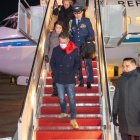 El presidente de Colombia, Gustavo Petro, a su llegada a Washington para su crucial reunión con su homólogo estadounidense, Donald Trump.