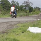Zona donde fue hallado el cuerpo de la víctima en el noroeste de Guayaquil.