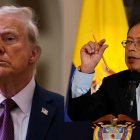 Donald Trump, Presidente de Estados Unidos y Gustavo Petro, Presidente de Colombia.