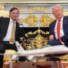 Gustavo Petro, Presidente de Colombia y Donald Trump, Presidente de Estados Unidos.