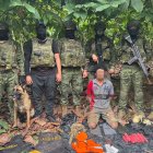 El hombre que estaba en la vivienda fue aprehendido.