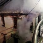 La casa se encontraba deshabitada y ocurrió en la madrugada.