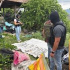 Las armas, municiones y dinero estaban encaletados en una hacienda.
