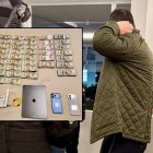 Aquiles Álvarez, alcalde de Guayaquil, al momento de su detención este 10 de febrero de 2026.