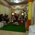 En el sector San Rafael, de Quevedo, se realizó el velorio del policía Cristhian Bravo Murillo.