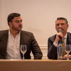 Miguel Montalvo Arias (d) es el vicepresidente financiero de Barcelona SC.