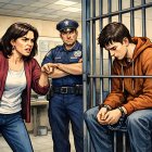 La reacción eufórica de una madre al ver a un hijo detenido puede ser entendida, según psicólogos, pero no justificada.