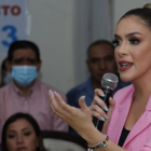 María Fernanda Ríos durante su candidatura en 2022.