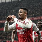 Gabriel Jesús celebra uno de los 4 goles anotados por Arsenal.