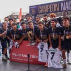 El extremo juvenil (número 8) fue la figura de la final del Intercolegial nacioanal, que se desarrolló en Quito