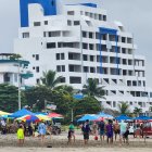 Problemas viales restaron visitantes en las playas esmeraldeñas.