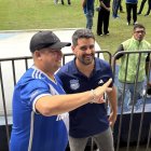 José David Jiménez durante la jornada electoral de este sábado 21 de febrero en el Capwell.