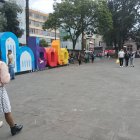 AGENTES DE CONTROL Y POLICÍAS PERMANECIERON ATENTOS ANTE LA POSIBLE CONCENTRACIÓN DE LOS THERIANS EN LOS ALREDEDORES DEL PARQUE.