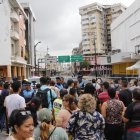 Ciudadanos afectados realizaron un plantón que fue atendido por autoridades de Segura EP.