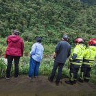 La búsqueda se lleva a cabo en la vía Alóag - Santo Domingo.