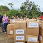 Familias del sector Bolaspamba reciben asistencia humanitaria tras las fuertes lluvias que han generado afectaciones.