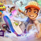 Captura de Subway Surfers City mostrando a los personajes corriendo por la vibrante metrópolis repleta de colores y desafíos
