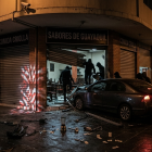 Delincuentes aprovecharon accidente para sustraerse algunos objetos.