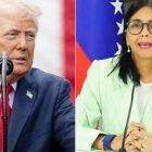 El presidente de Estados Unidos, Donald Trump, volvió a alabar a la líder interina de Venezuela, Delcy Rodríguez
