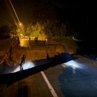 Colapso en un tramo de la carretera que une las provincias El Oro y Loja.