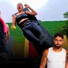 Alejandra Jaramillo y Beta Mejía en una prueba del reality Ápostarías por mí?