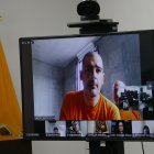 El alcalde de Guayaquil, Aquiles Álvarez, se conectó desde la Cárcel del Encuentro.