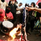Hubo protestas en Quito este 13 de marzo.