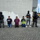 Tres de los sospechosos fueron aprehendidos en Guayaquil.