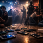 Según el testimonio de una madre de familia, se habrían llevado unos 200 celulares.