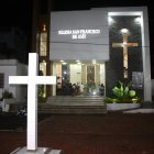 La  moderna iglesia se destaca como uno de los atractivos para conocer en la comuna que cuenta con una extensa playa