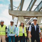 Autoridades supervisan el avance de la nueva infraestructura vial