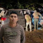 Alias La Perris se desplazaba en un vehículo cuando fue capturado por personal de las Fuerzas Armadas.