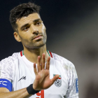 Mehdi Taremi, durante un encuentro internacional.