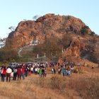 Vista del Cerro del Muerto en la parroquia El Morro.