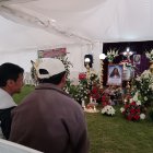 Verónica Toaza fue despedida en Pinllo, Ambato, en compañía de sus familiares y amigos.