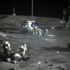 Se espera que en la tercera fase del proyecto la base tenga tres hábitats y obtenga recursos propios del mismo satélite terrestre