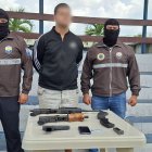 Un hombre fue aprehendido tras retirar armas en un local de encomiendas, en Portoviejo, capital de Manabí