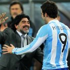 Diego Armando Maradona dirigió a la selección de Argentina en el Mundial de Sudáfrica 2010.