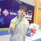 El esgrimista tricolor Tomás Aguinaga fue recientemente oro en Bolivia.