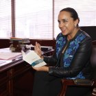 Gabriela Rivadeneira, actual presidenta de la Revolución Ciudadana, envió el mensaje.