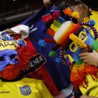Aficionados de Ecuador que estarán presentes ante Países Bajos.
