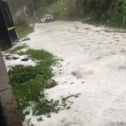 En Cuenca se registró fuerte granizada este 28 de marzo.