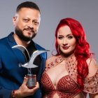 Junto al ingeniero colombiano Ramiro Valencia, Mayensi ha logrado formar un hogar que comparten con sus tres hijas y los de él.