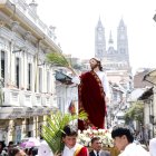El Cristo de Domingo de Ramos cerraba la procesión.