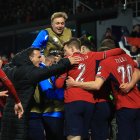 Los jugadores de República Checa festejaron eufóricos su paso definitivo al Mundial.